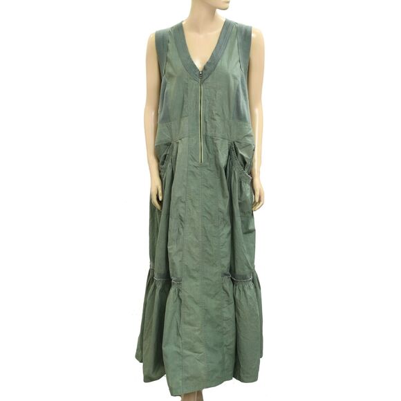 Daily Practice by Anthropologie Trek Utility Maxi Dress Sleeveless 1X-PS 270220 - Picture 1 of 4